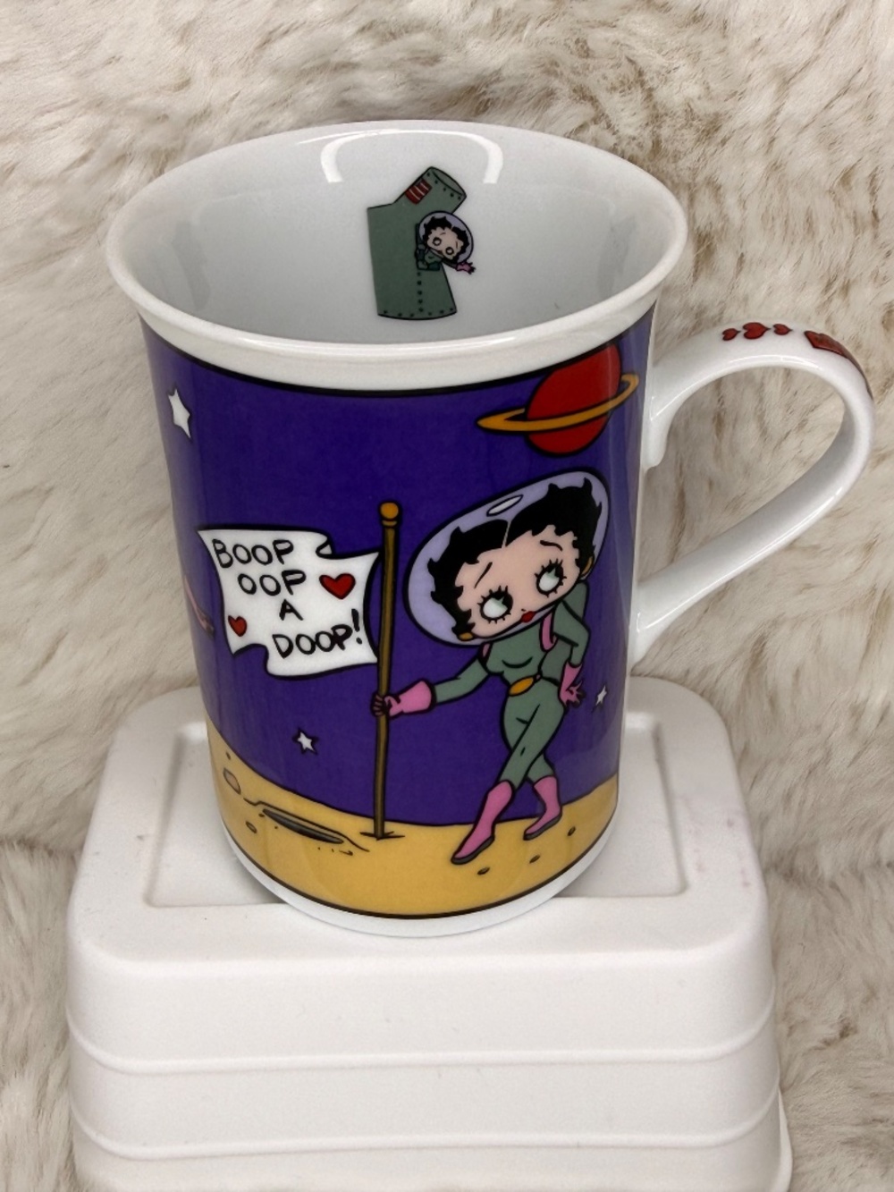 Betty Boop Coffee Cup/Mug "One Small Step For Betty" Astronaut Danbury Mint - Picture 8 of 8